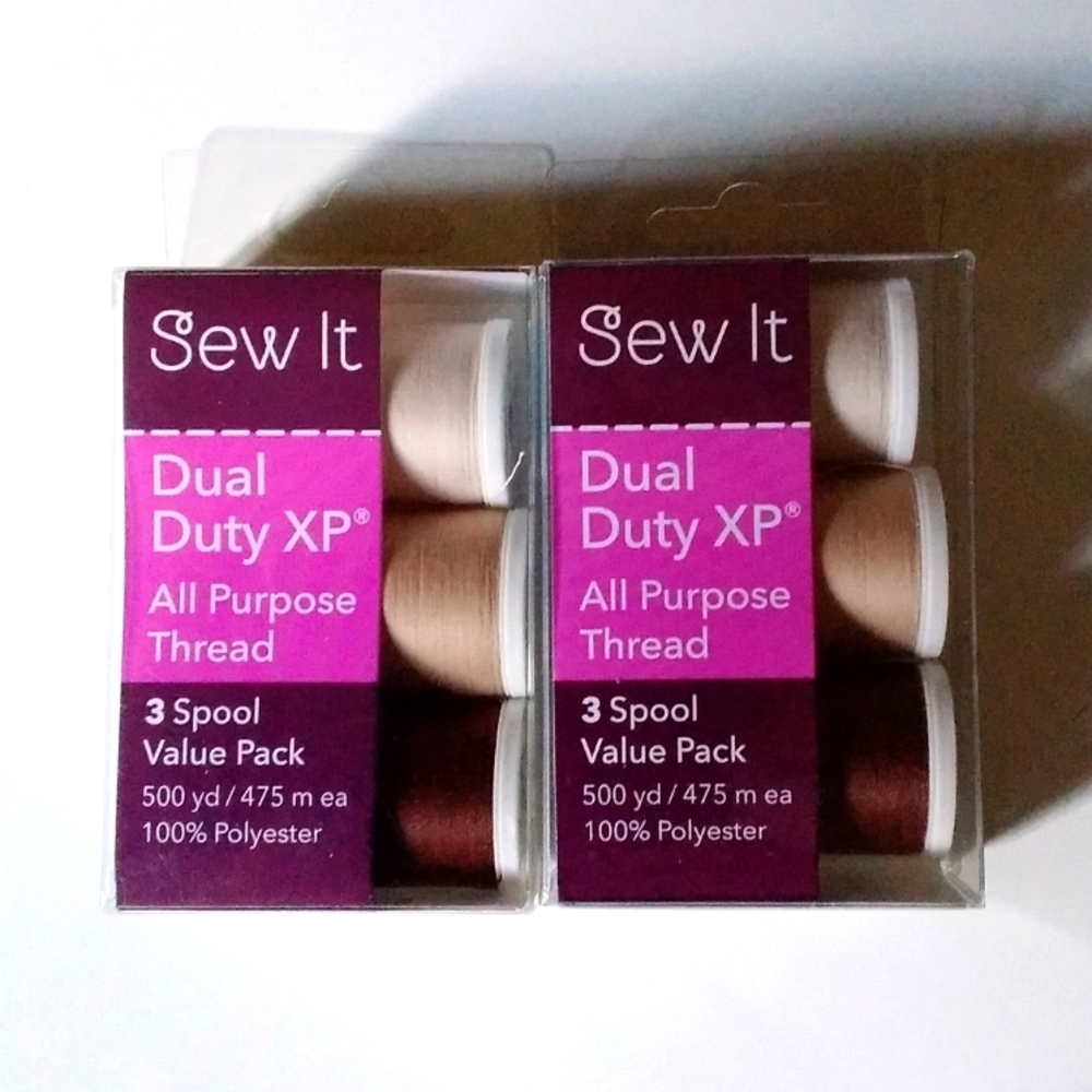 New lot of 6 Coats & Clark Dual Duty XP all purpose thread